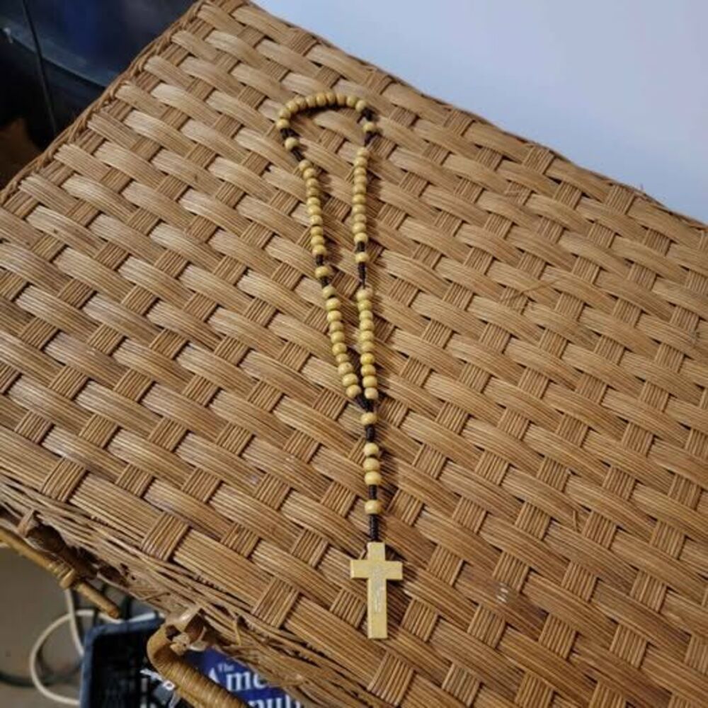 Wooden Rosary Prayer Beads